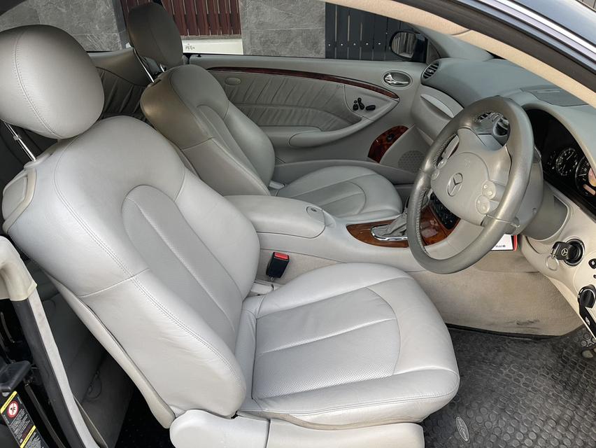 ลดพิเศษ ถูกและสวยเลิศสุดในตลาด!! ราคา 399,000 เท่านั้นCLK200ฝาดำ (W209) สีดำ เกียร์ A/T ปี2005 แบตเตอรี่ใหม่ 8