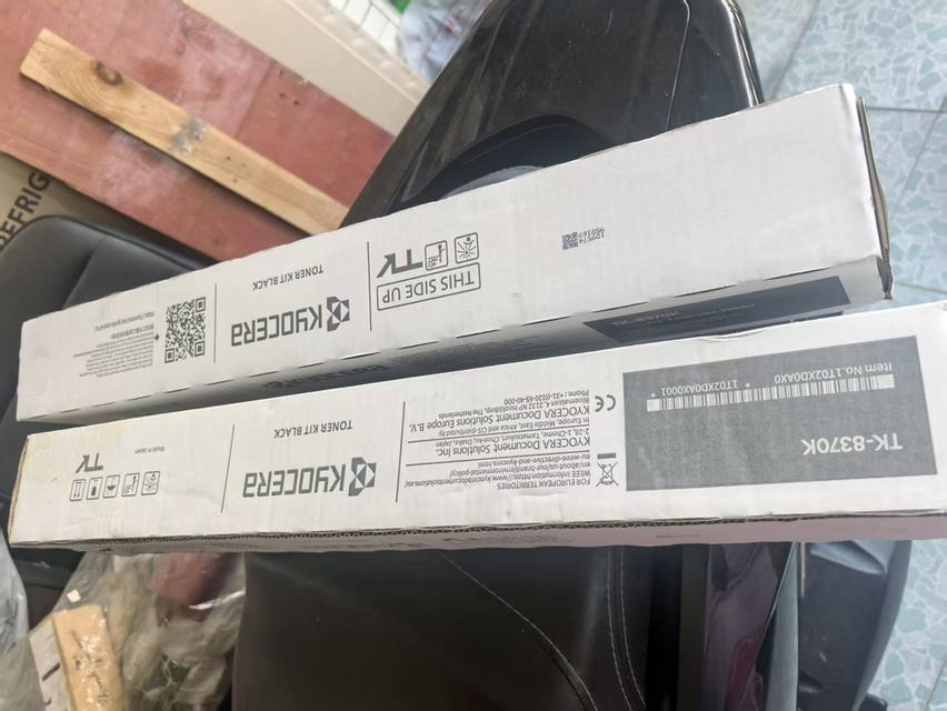 ตลับ หมึก kyocera สีดำที่ยังไม่แกะกล่อง  สองตลับ