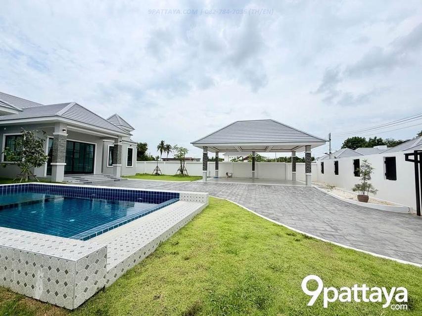 บ้านเดี่ยวห้วยใหญ่ พร้อมสระว่ายน้ำส่วนตัว | พัทยา ชลบุรี — บ้านเดี่ยวพร้อมอยู่ 4 ห้องนอน 4 ห้องน้ำ บนที่ดินประมาณ 200 ตร.ว. พร้อมสระว่ายน้ำส่วนตัว 1