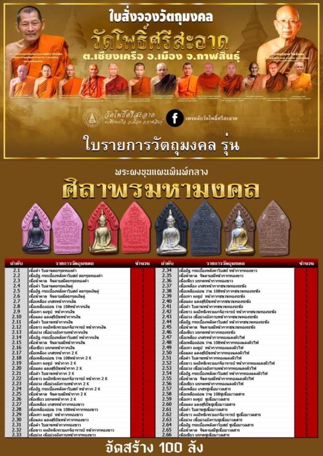 พระผงขุนแผน ศิลาพรมหามงคล หลวงปู่ศิลา รูปที่ 6