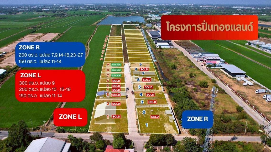 ที่ดินปิ่นทองแลนทำเลดี 4