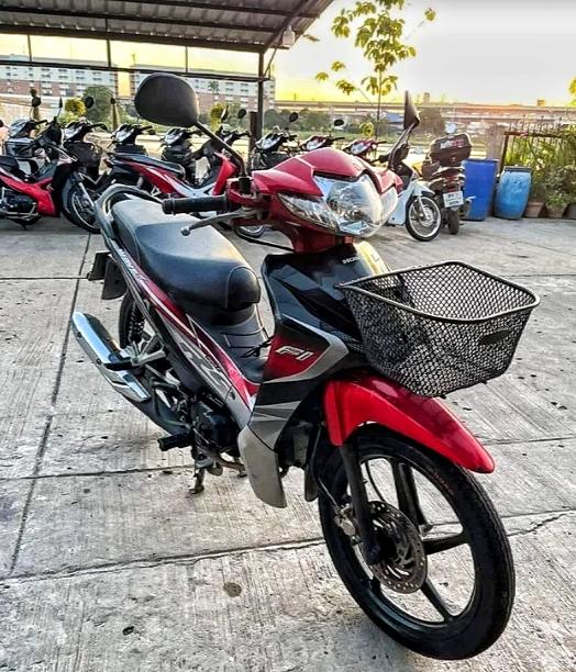 Honda wave 110i แดงดำ 4