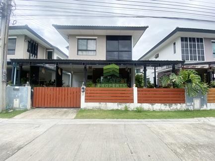 บ้านเดี่ยว 2 ชั้น เดอะทรัสต์ สุวรรณภูมิ เทพารักษ์ ทำเลหน้าสวน 35.50 ตร.ว. ใกล้เมกะบางนา 1