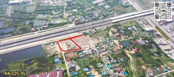 ที่สวย 3 ไร่ 290 ตารางวา ติดมอเตอร์เวย์ นครปฐม-ชะอำ ใกล้เพชรเกษม หน้ากว้างๆ ติดถนน 3 ด้าน เหมาะซื้อทำโกดังกระจายสินค้า ปั้มน้ำมัน อาคารพาณิชย์ KK3253S 6