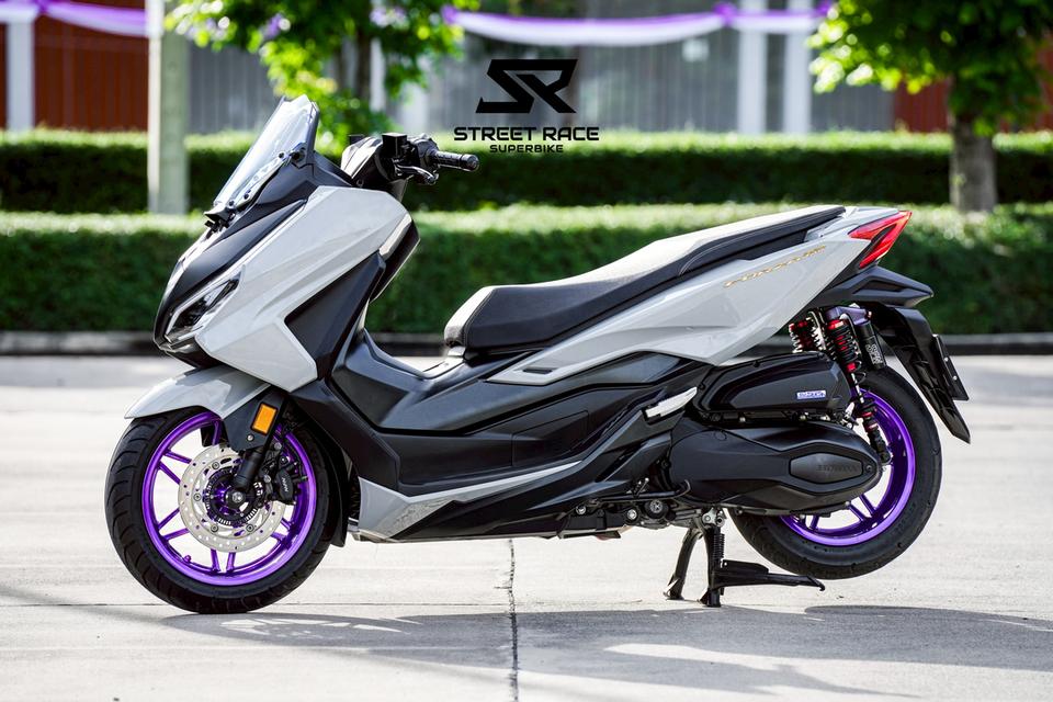 2023 Honda forza350 ปี 2023 สีเทา ล้อม่วงหล่อตาแตก! 11
