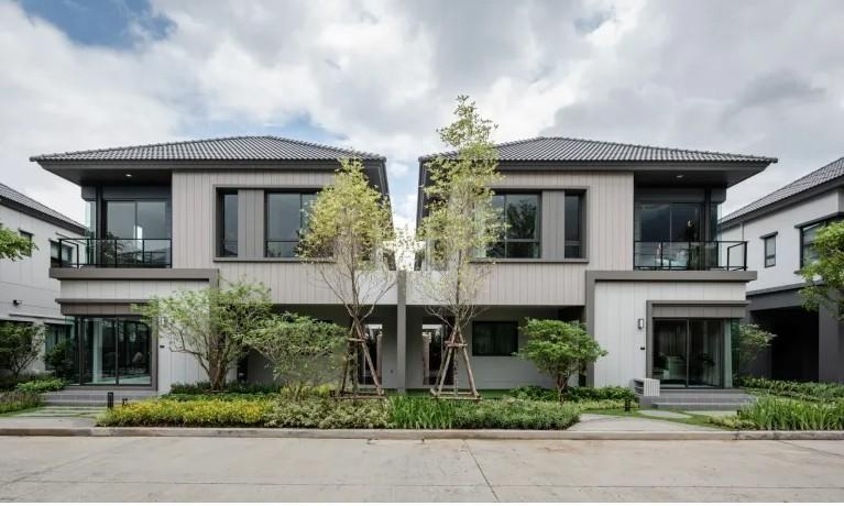 บ้านแฝดสไตล์โมเดิร์น 4 ห้องนอน 4 ห้องน้ำ ใน เวนิว ไอดี พระราม 5 1
