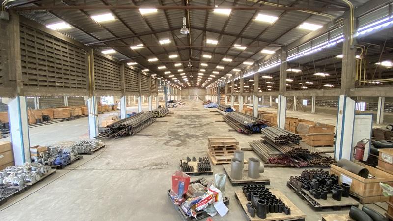 #ให้เช่าโกดังปู่เจ้าสมิงพราย สำโรงกลาง  4 ไร่ พื้นที่สีม่วง มีใบอนุญาตโรงงาน (รง.4) พื้นที่รวม  6,240 ตร.ม.   2