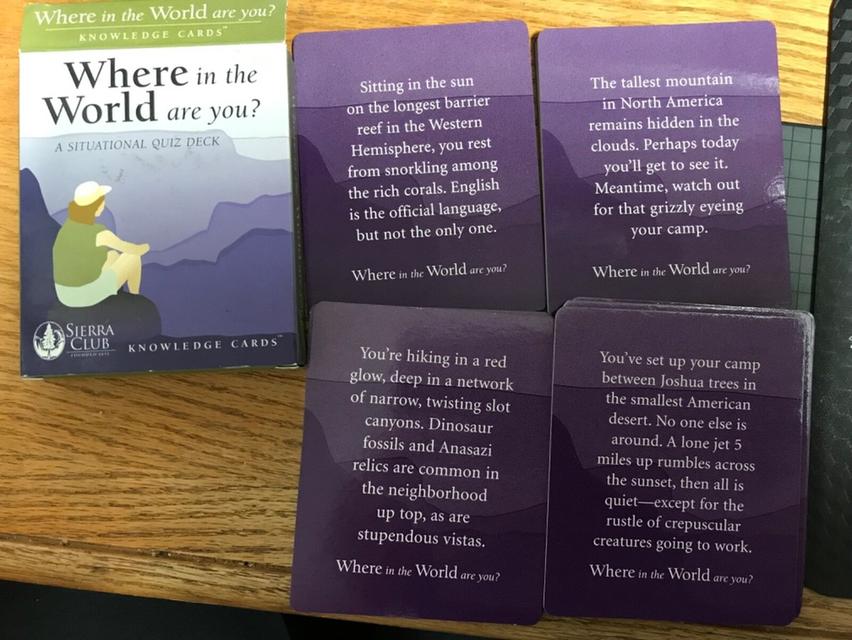 ชุดบัตรความรู้ : คุณอยู่ที่ไหนในโลกนี้ A Quiz Deck of Where in the World are you? รูปที่ 3