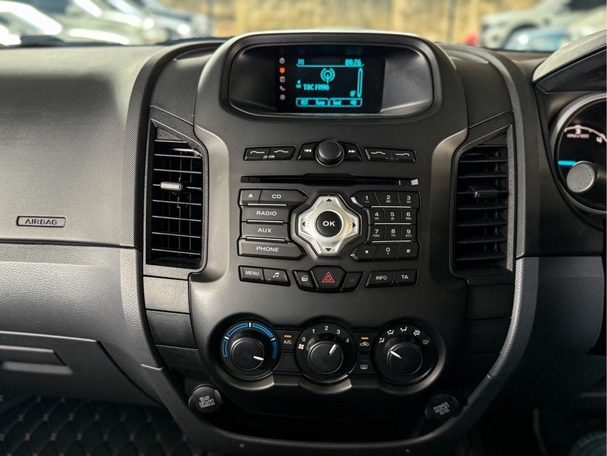 รหัสรถ WRT7077 2018 FORD RANGER, 2.2 XLT โฉม HI-RIDER OPEN CAB สีดำ 11