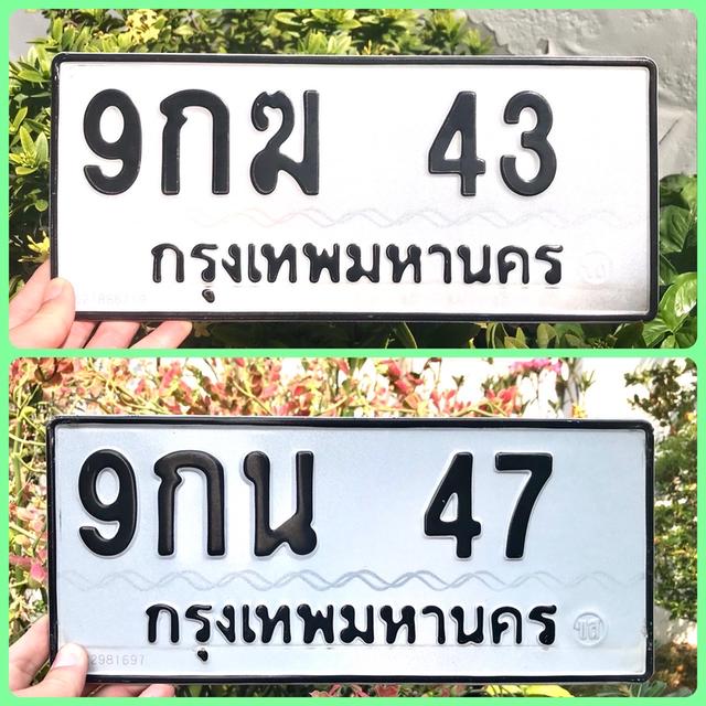 ขายเลขทะเบียนสวยสองหลัก 43,47