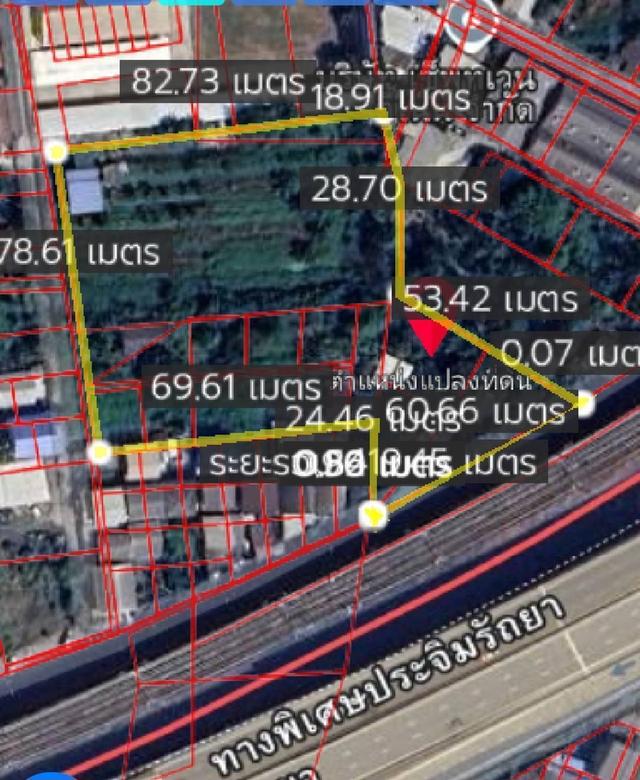 สุดยอดทำเลทอง 🏆 ขายที่ดินแปลงใหญ่ ติดทางด่วนศรีรัชฯ ใกล้รถไฟฟ้า-โรงพยาบาล-มหาลัย ลงทุนวันนี้ เพื่ออนาคตที่รุ่งเรือง! 🏗️ ที่ดินขนาด 4 ไร่เศษ (1,994 3