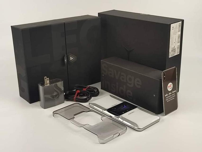 ขาย/แลก Lenovo Legion Phone Duel 2 สีTitanium White 12/128 ศูนย์ไทย สวยมาก เพียง 17,900 บาท 1