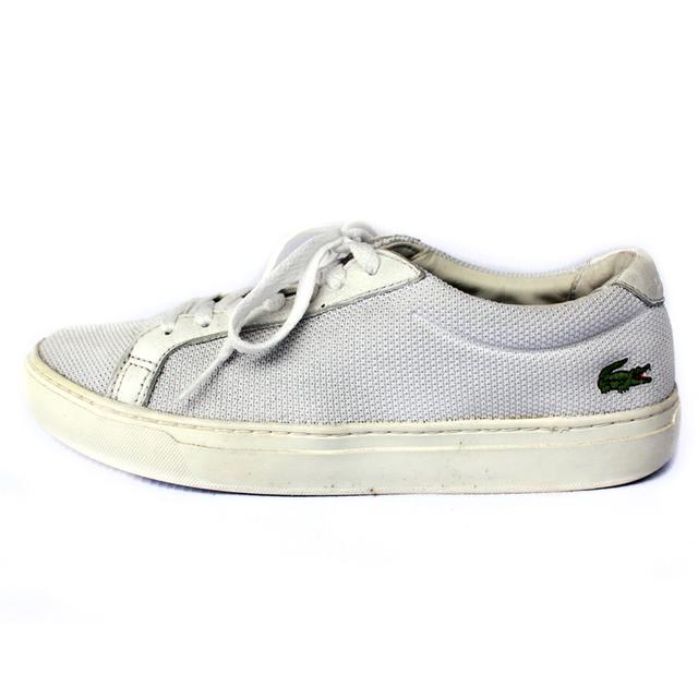 LACOSTE รองเท้าผ้าใบมือสอง สภาพงามๆ จัดส่งฟรี!!! เก็บปลายทาง