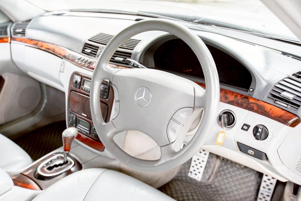 Benz S280 ปี 2001 สีเทา สวยสภาพดี  12