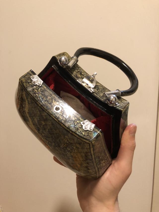 กระเป๋ามุก งานเก่าเก็บ สภาพสมบูรณ์งาน handmade 8