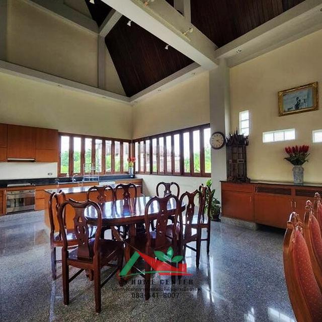 ขายบ้านทรงไทยประยุกต์ริมน้ำ ขนาด1-0-42ไร่ ซ.หอมเกร็ด18 สามพราน ใกล้ตลาดดอนหวาย 8