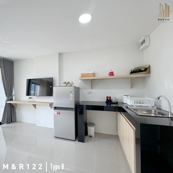 M&R 122 Apartment ห้องพักรายเดือน 27 ตร.ม. ใกล้รถไฟฟ้าสีเหลือง ลาดพร้าว 122 โทร 0889128995 14