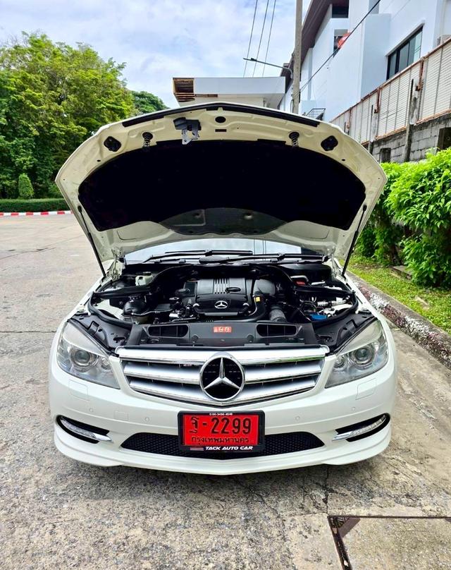 Benz C200 CGI Amg สีขาว ปี 2010 ไมล์ 150,000 6