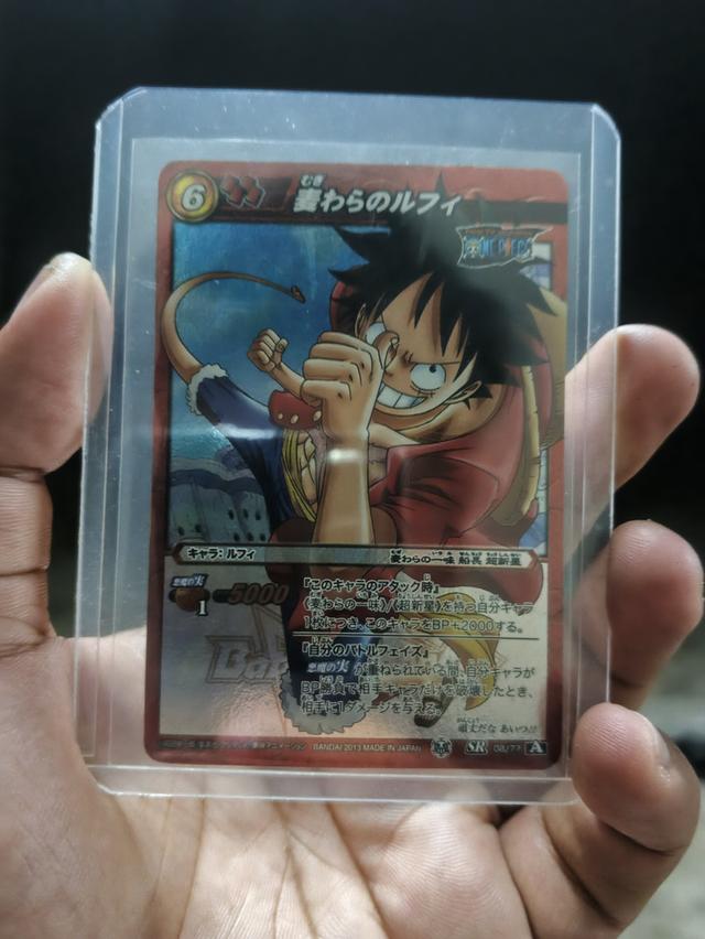 ขายการ์ดลูฟี่ Monkey D. Luffy ระดับSR งานเก่าญี่ปุ่นแท้ รูปที่ 5