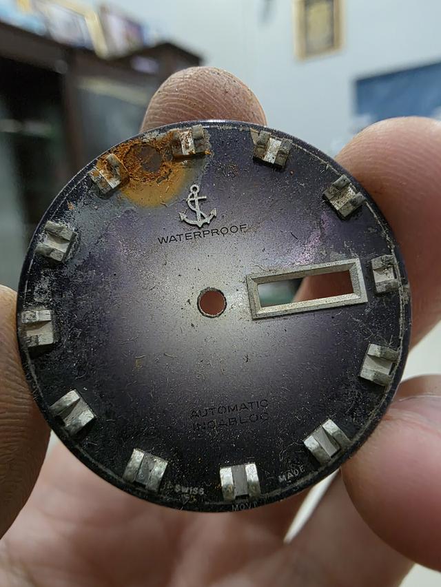 A.อะไหล่ หน้าปัด นาฬิกา WATCH FACE AUTOMATIC VINTAGE ของเก่าเก็บ สวยหายาก รุ่นเก่า ขายตามสภาพ พร้อมส่ง