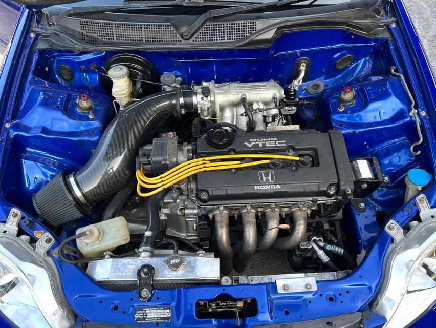 CIVIC COUPE ปี 2000 หล่อๆ สีสดเงาจัด เคลือบแก้ว ภาษี68