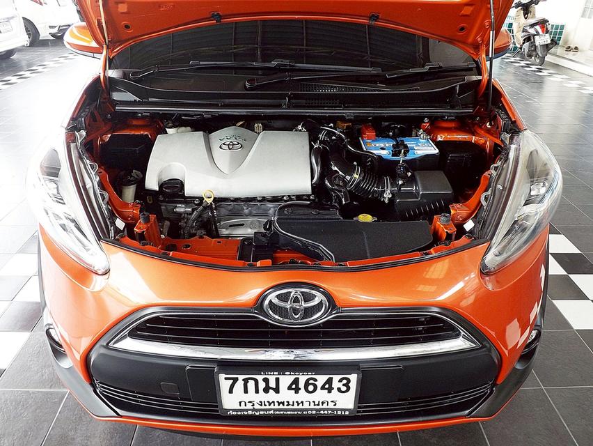 รหัสรถ KCY4643 TOYOTA SIENTA 1.5V AUTO ปี 2018 สีส้ม 15