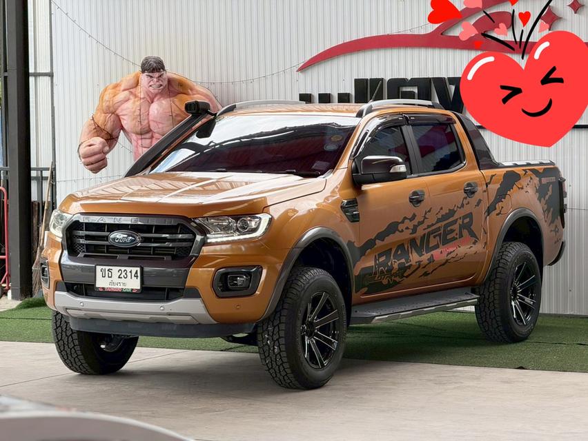 FORD RANGER 2.0 WildTrak Hi-Rider DoubleCab ปี2019รถบ้านแท้ เครื่อง+ช่วงล่างแน่นๆ พร้อมใช้งาน