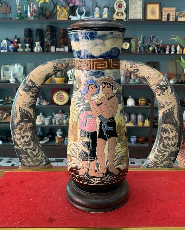 แจกันvintage เซรามิก 2