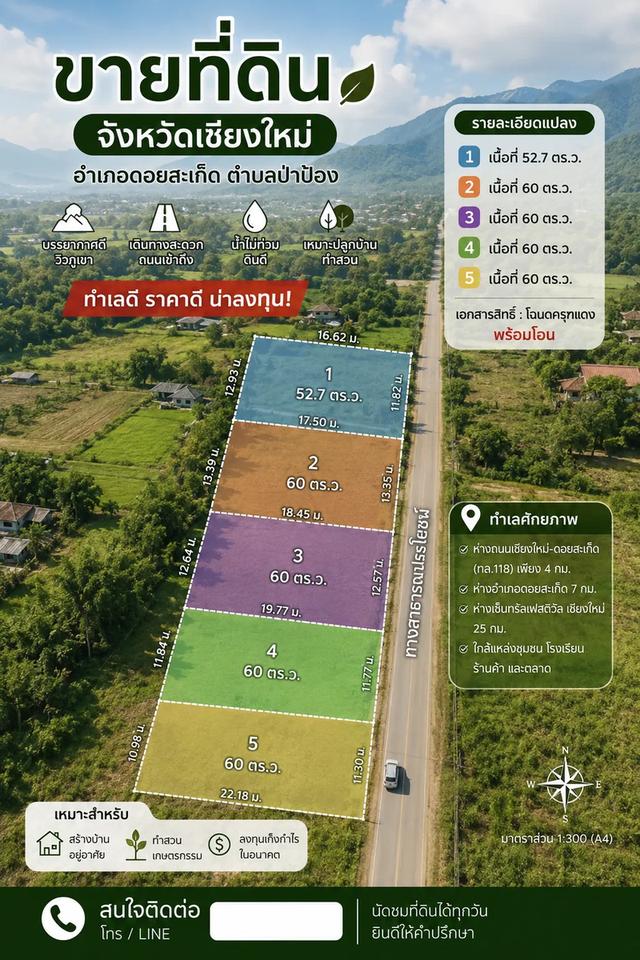 ที่ดินเปล่า ห่างเซเว่นเพียง 400 เมตร 1