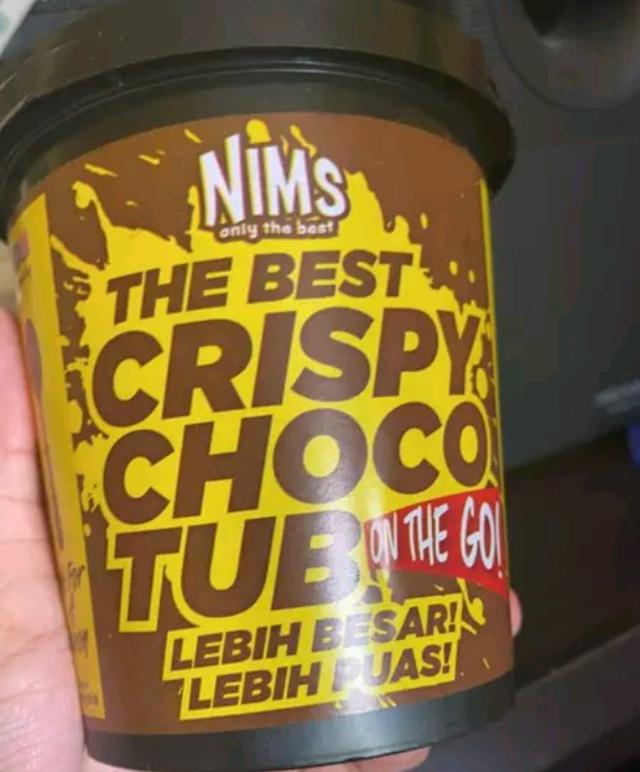 Nims crispy choco tube ขนมโกโก้ครั้นช์เคลือบช็อกโกแลต 1