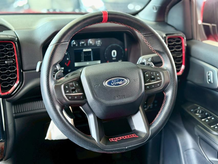 ปี 2022 FORD RANGER, 3.0 RAPTOR ECOBOOST 4WD โฉม DOUBLE CAB สีส้ม สวยจัดๆ เกียร์ออโต้ 10 สปีด เครื่องเบนซินล้วน 16