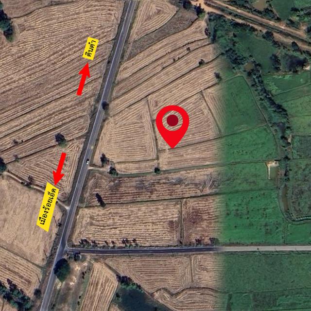 ขายที่ดิน ใกล้สถานีรถไฟ จ.ร้อยเอ็ด สวยๆ หน้ากว้างๆ 10 ไร่ 9