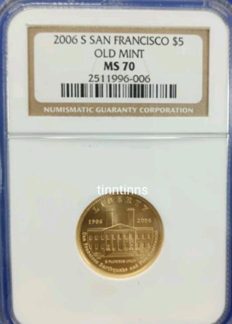 เหรียญทองอเมริกา ที่ระลึกโรงกษาปณ์เก่า 2