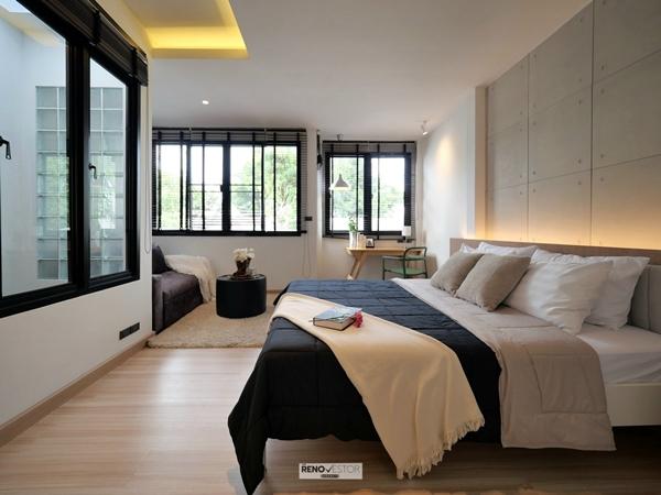Ready to move in : Townhouse at Soi Soonvijai Petchaburi Rd., MRT Petchaburi Rent: 65,000 Baht 4