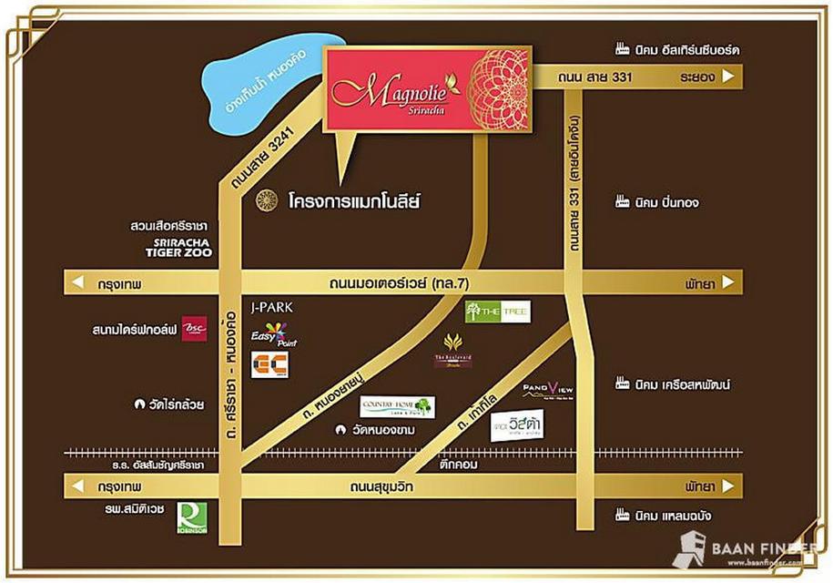 โครงการ แมกโนลีย์ ศรีราชา Magnolie Sriracha ให้เช่า/ขาย บ้านเดี่ยว 2 ชั้น 47.8 ตร.วา 3 ห้องนอน 3 ห้องน้ำ ตกแต่งครบพร้อมเข้าอยู่ ใกล้สวนเสือศรีราชา 12