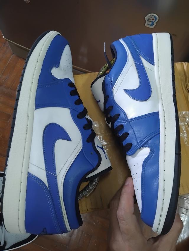 JORDAN 1LOW EUR 44.5/28.5สวยมีร่องรอยการใช้งานปรกติพื้นดีเต็ม350ค่าส่ง50 รูปที่ 7