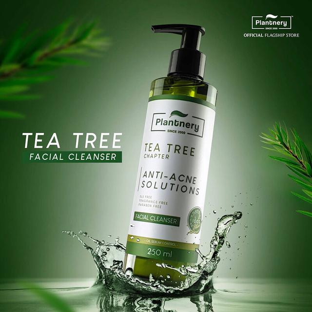 Plantnery Tea Tree Facial Acne Cleanser 250ml.