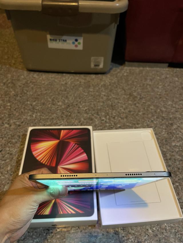 ขายiPadPro11นิ้วM1สีดำ128กิ๊กสูนTrueมีกล่องไร้รอยตกใช้งานดีถูกๆ 3