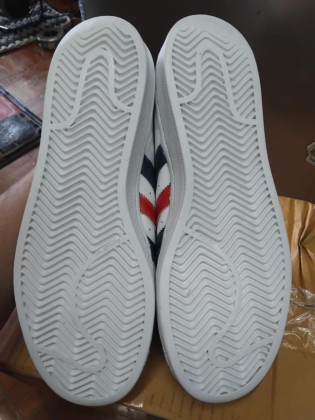ADIDAS SUPERSTAR EUR 41.5/26สวยไม่ซ่อม390ส่งฟรี รูปที่ 5