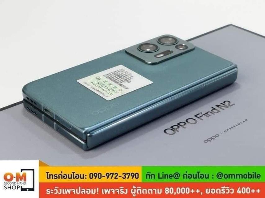ขาย/แลก OPPO Find N2 16/512GB Green Snapdragon8+ Gen1 สภาพสวยมาก แท้ ครบกล่อง เพียง 27,900 บาท  3