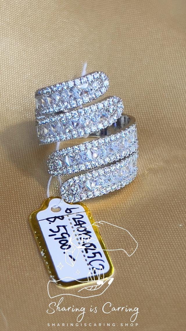 ✅ แหวนเพชร CZ หายาก สไตล์ผู้ดีเก่า ✅ ราคาเต็ม 5,900.- เหลือ 3,900.- 💎 Rare CZ Diamond ✅ Old money style 4