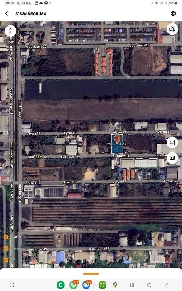 ขายด่วนที่ดินใกล้ตลาดไท 403 ตารางวา ติดถนนคอนกรีตสาธารณะ 2 ด้าน ไอยรา 18,19 อ.คลองหลวง จ.ปทุมธานี 4