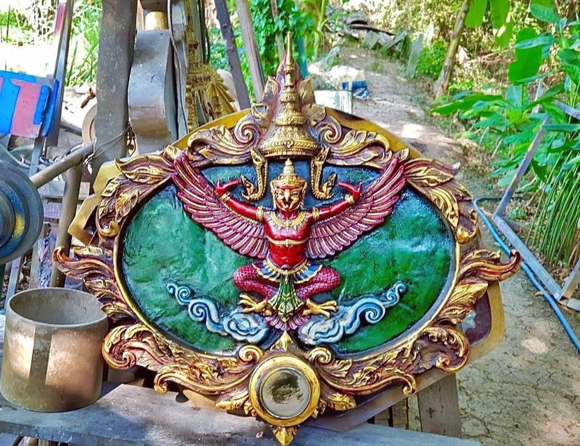 พญาครุฑ ซุ้มพญาครุฑ ขนาด100ซม รูปหล่อพญาครุฑ