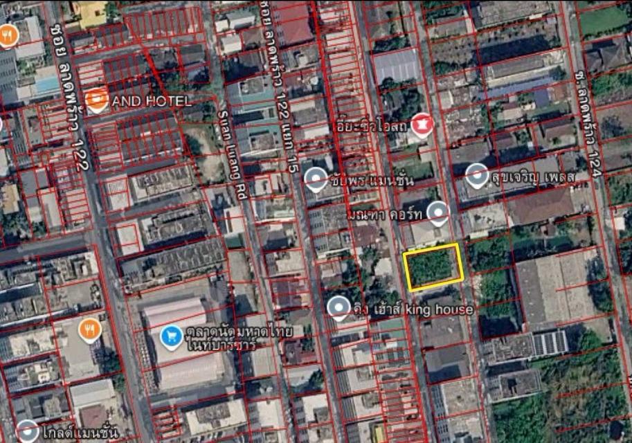 ขายที่ดินเปล่า ลาดพร้าว 122 (ซอยมหาดไทย) ขนาด 139 ตารางวา วังทองหลาง 4
