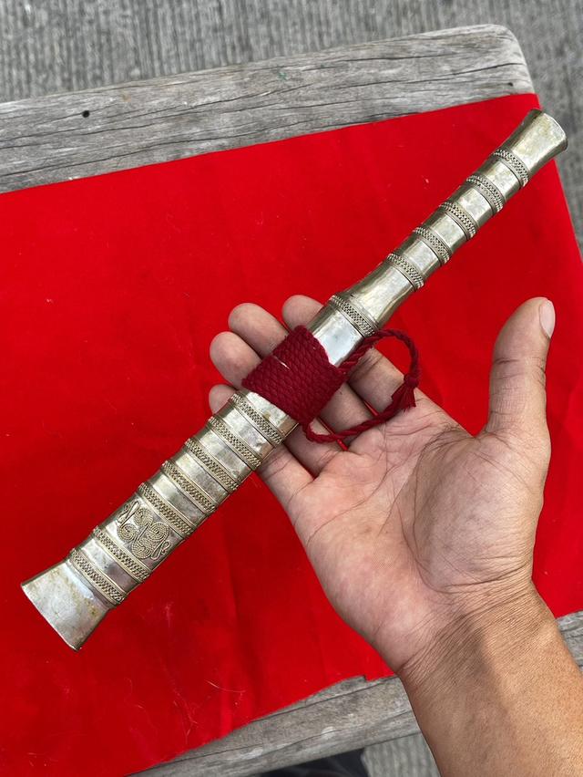 มีดหลูบเงินโบราณล้านนา ครูบาเทวฤทธิ์ มีดซุยอุ่ม มีดหมอล้านนา เจ้าน้อยต้นตาทิพย์