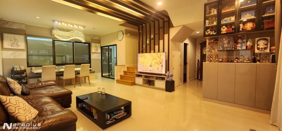 69100608 : ขายบ้านแฝดหรู 3 ชั้น บิวท์ทั้งหลัง ตกแต่งเหมือนบ้านตัวอย่าง ขนาด  42 ตารางวา โครงการศุภาลัย เอสเซ้นส์ ลาดพร้าว 107 6