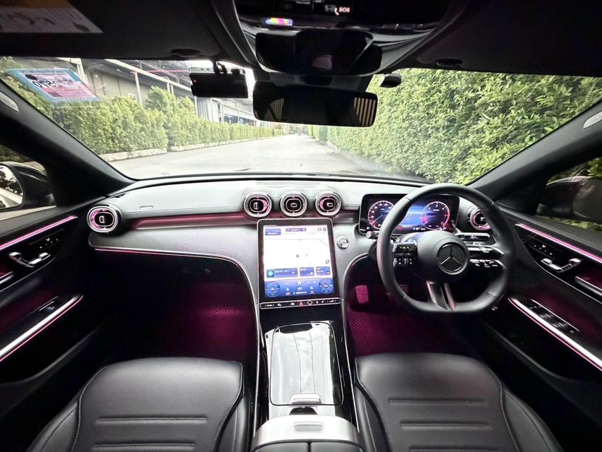 Mercedes Benz C 220d AMG Line 2024 สีดำ 🚗รถสวยมือเดียว สีเดิม รูปย่อยที่ 3