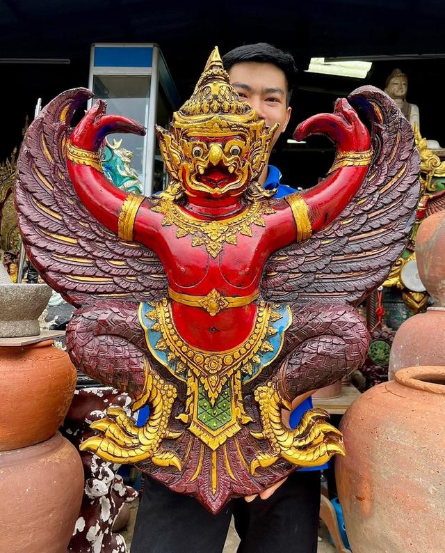 พญาครุฑ ครุฑหน้าดุ พญาครุฑหน้ายักษ์ ขนาด65ซม