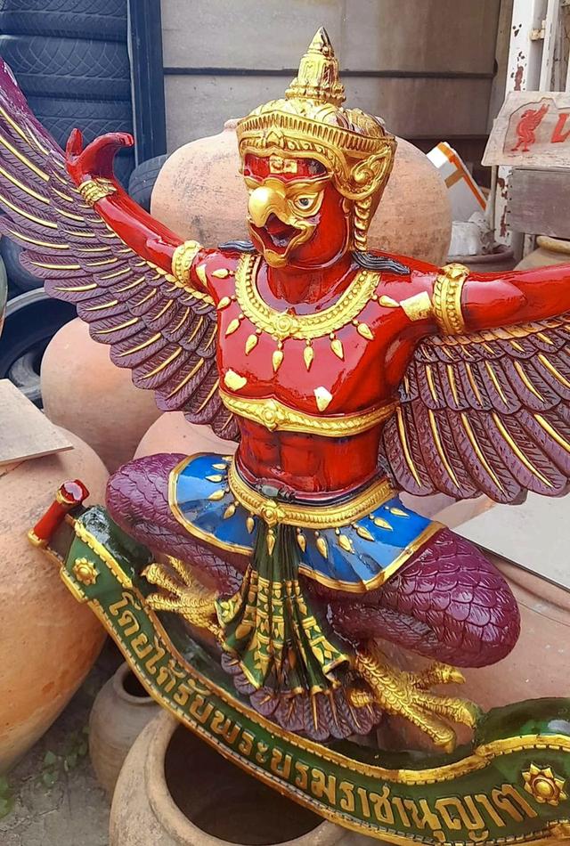 พญาครุฑองค์ใหญ่ ครุฑธนาคารเก่า ขนาด130ซม