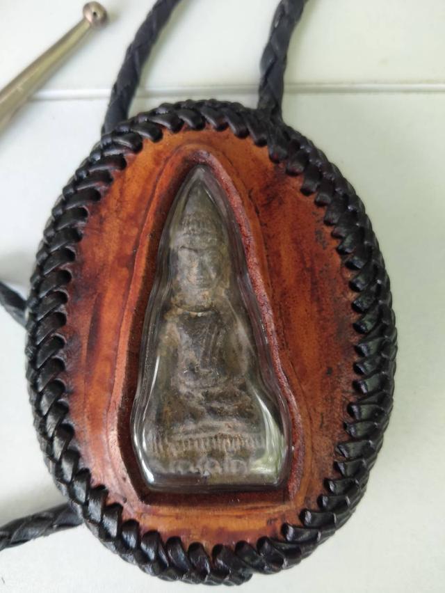 necklace Bolo Tie Buddha Art.